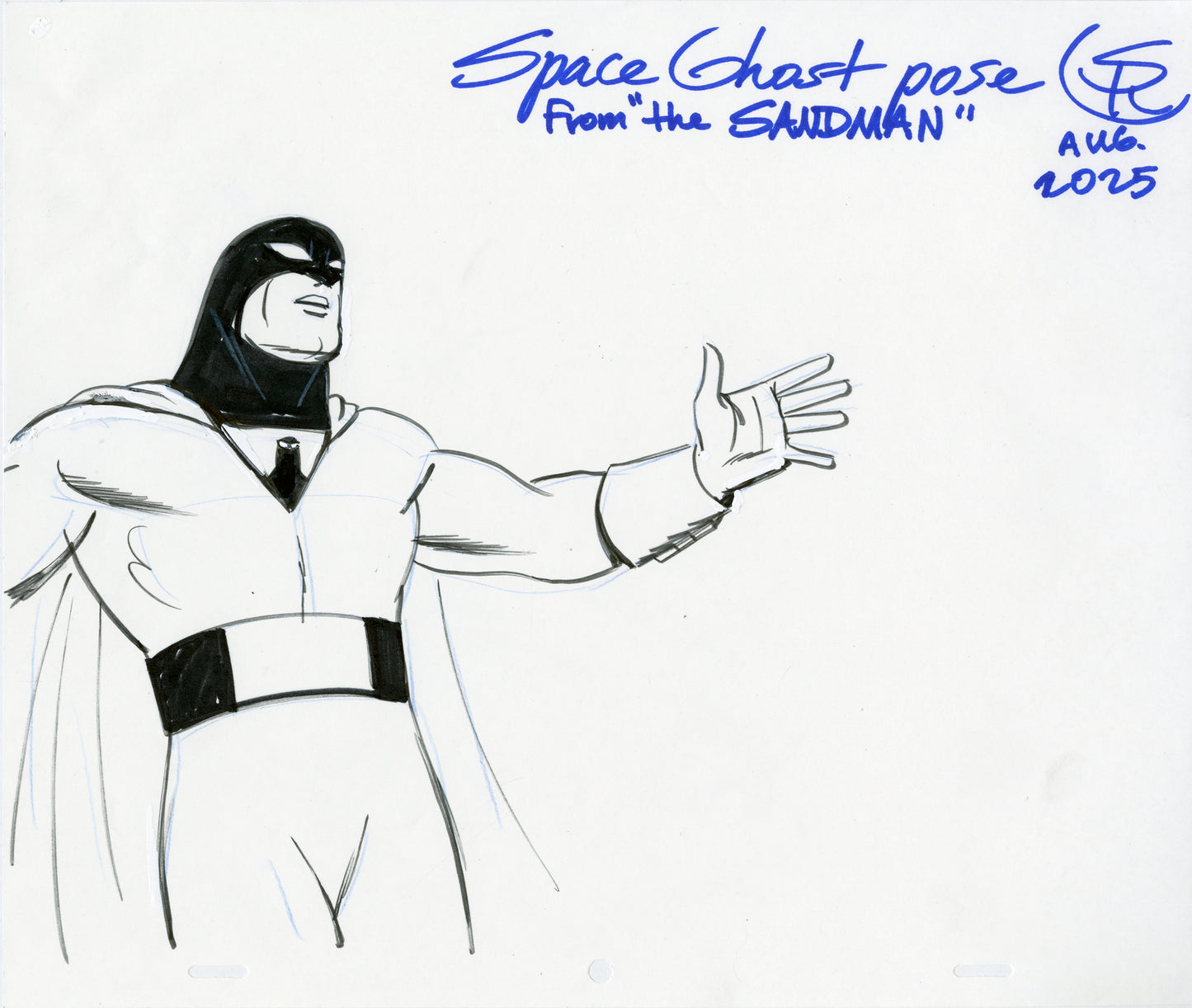Space Ghost Waving