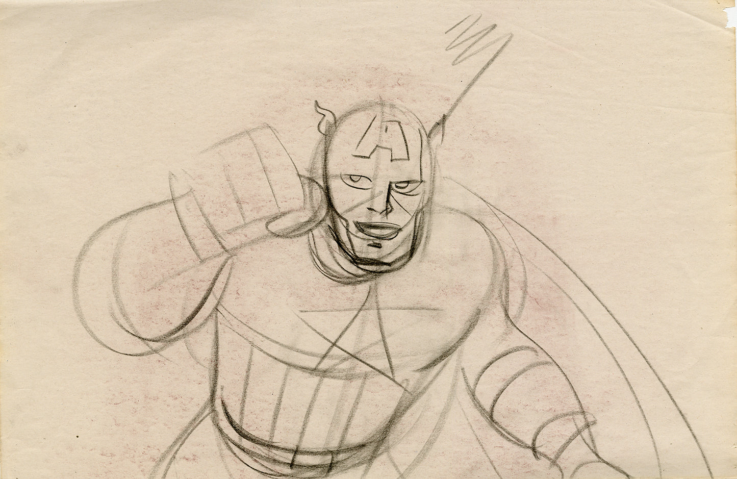 Captain America Pencil Sketch