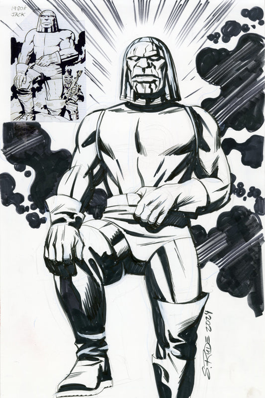 Darkseid TwoMorrows Pen and Ink