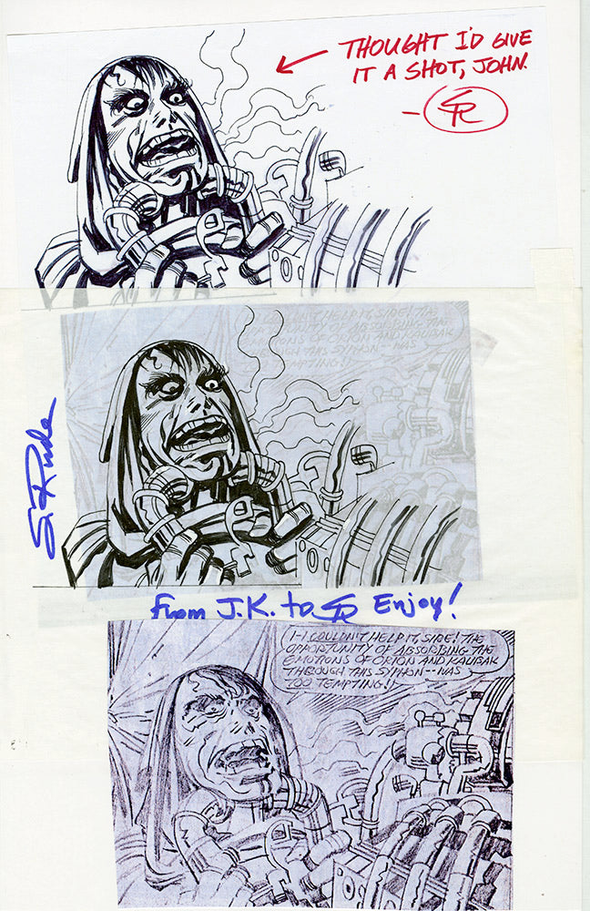 Doctor Doom Pen and Ink (3 Pieces)