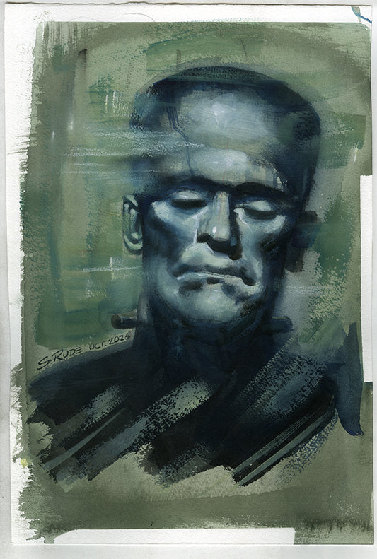 Frankenstein Universal Monsters Art from October Livestream