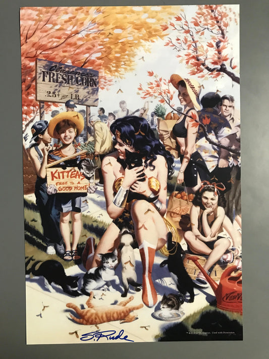 Wonder Woman Day at the Fair Print 11x17 - Steve Rude Art