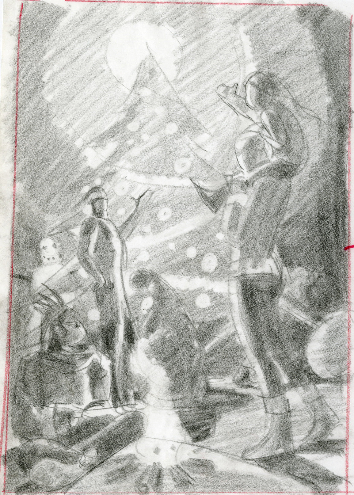 Nexus Christmas Painting Rough