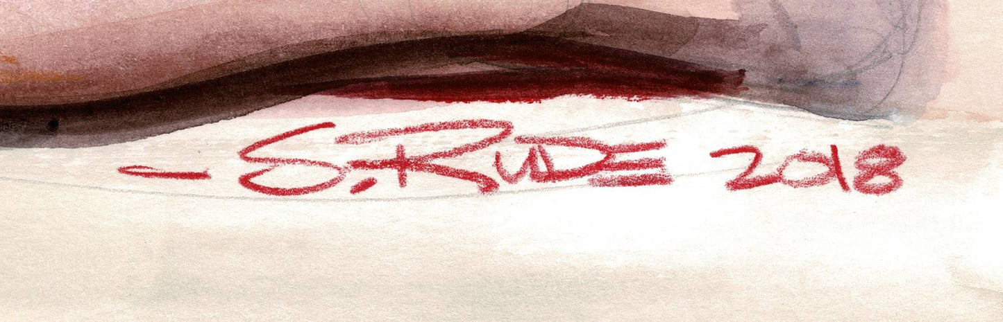 Marilyn Monroe Study Daily Sketch - Steve Rude Art