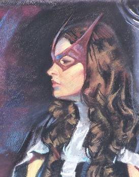 "Huntress" Pastel Original Painting