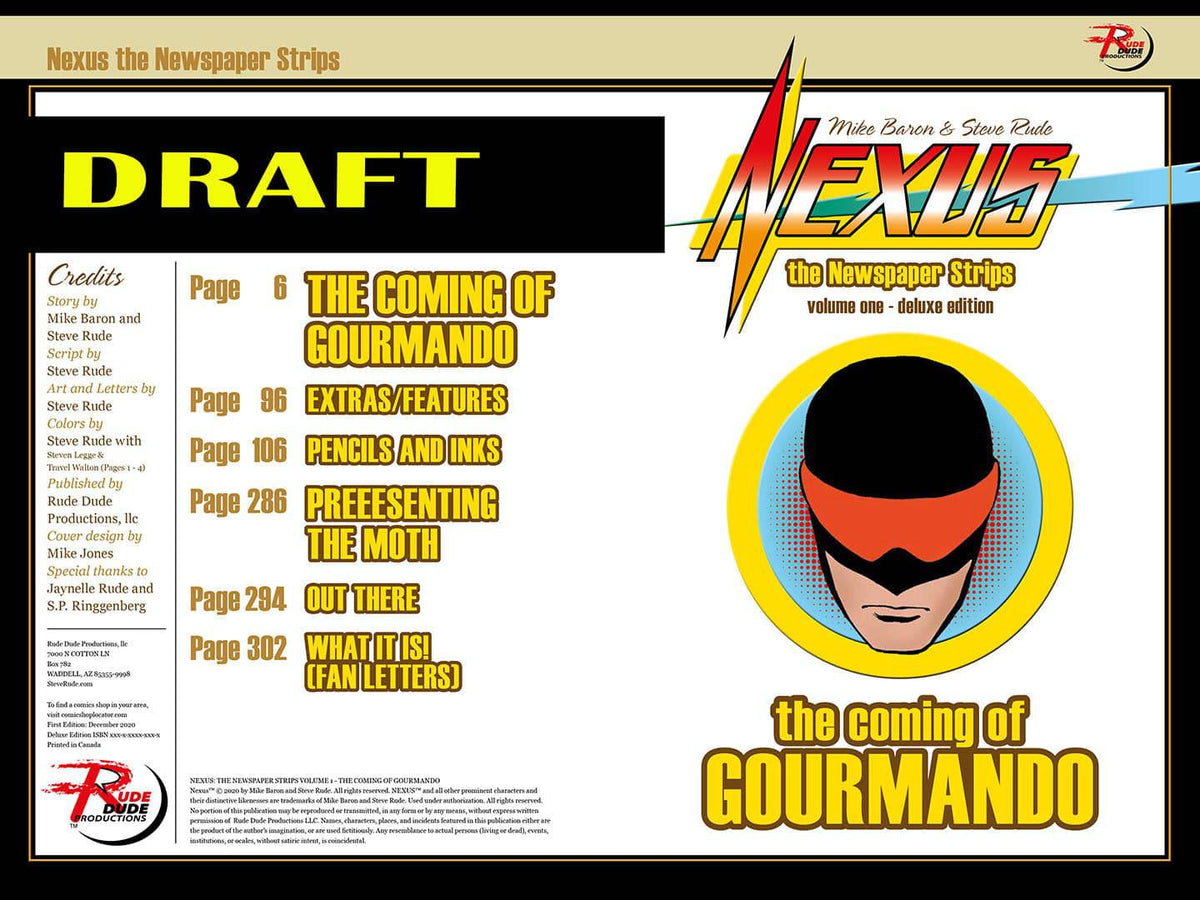 Limited Edition Gourmando Hardcover w/COA - Steve Rude Art