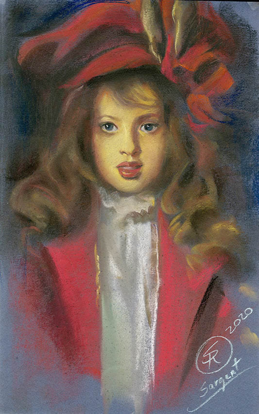 Study of Sargent's Victoria Stanley Painting