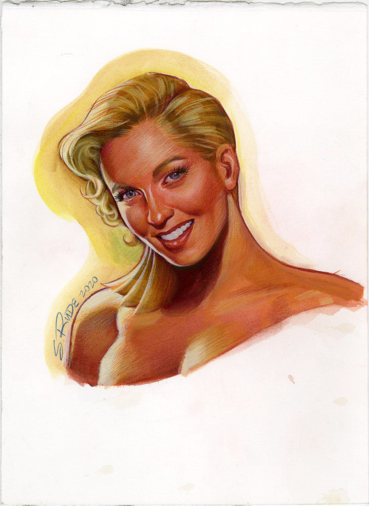 Sundra Peale Nude Portrait 2020 - Steve Rude Art
