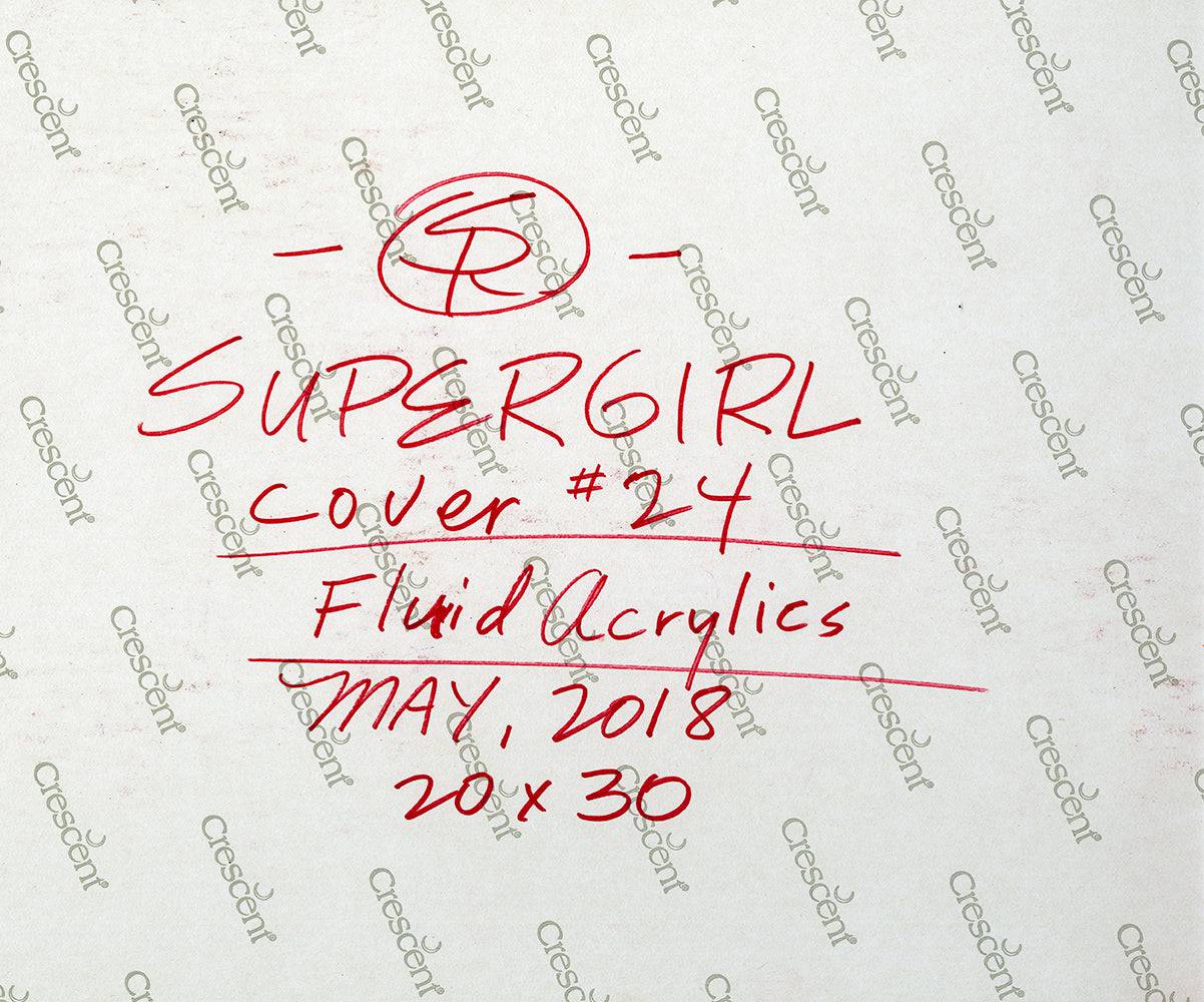 Supergirl Unpublished Pinup Cover #24 - Steve Rude Art