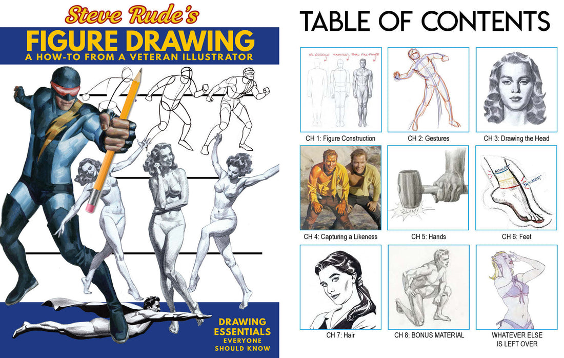 Steve Rude's Figure Drawing Book Now Available for Presale!