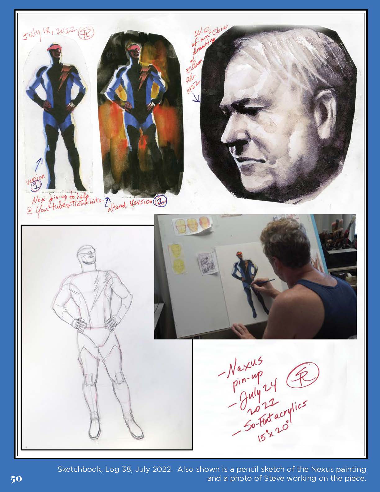 2023 Sketchbook X-Men Cover "A"