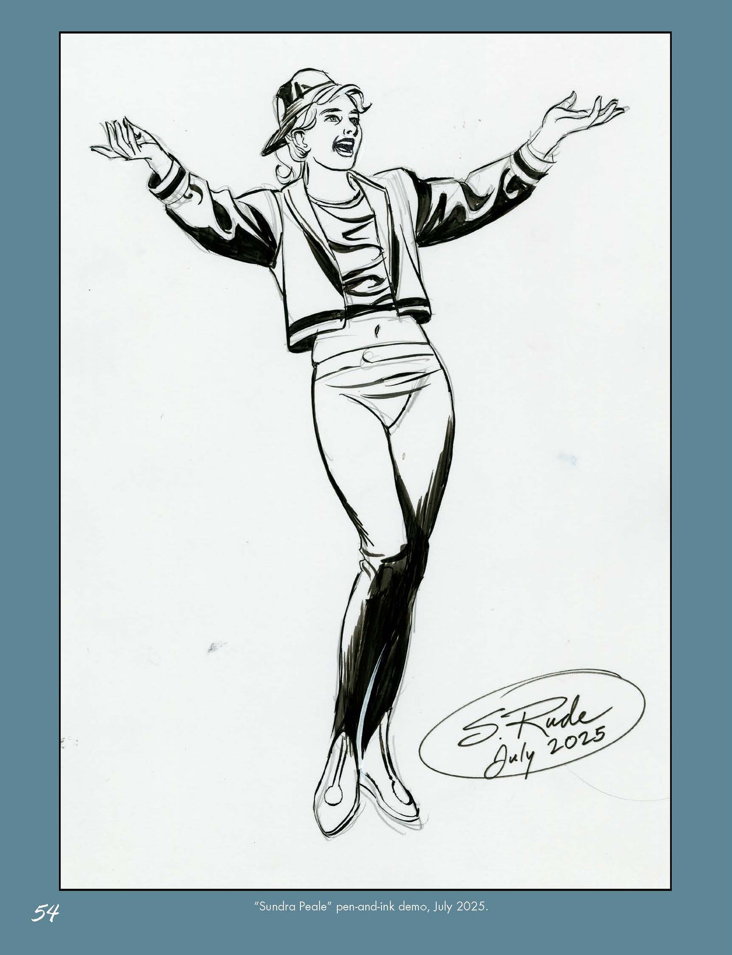 2026 Art of Steve Rude Sketchbook Fine Art Cover