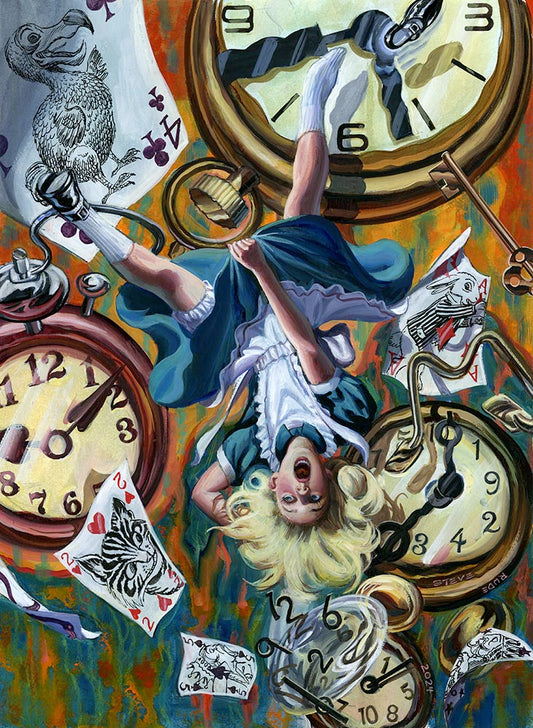 Alice in Wonderland Falling Cover