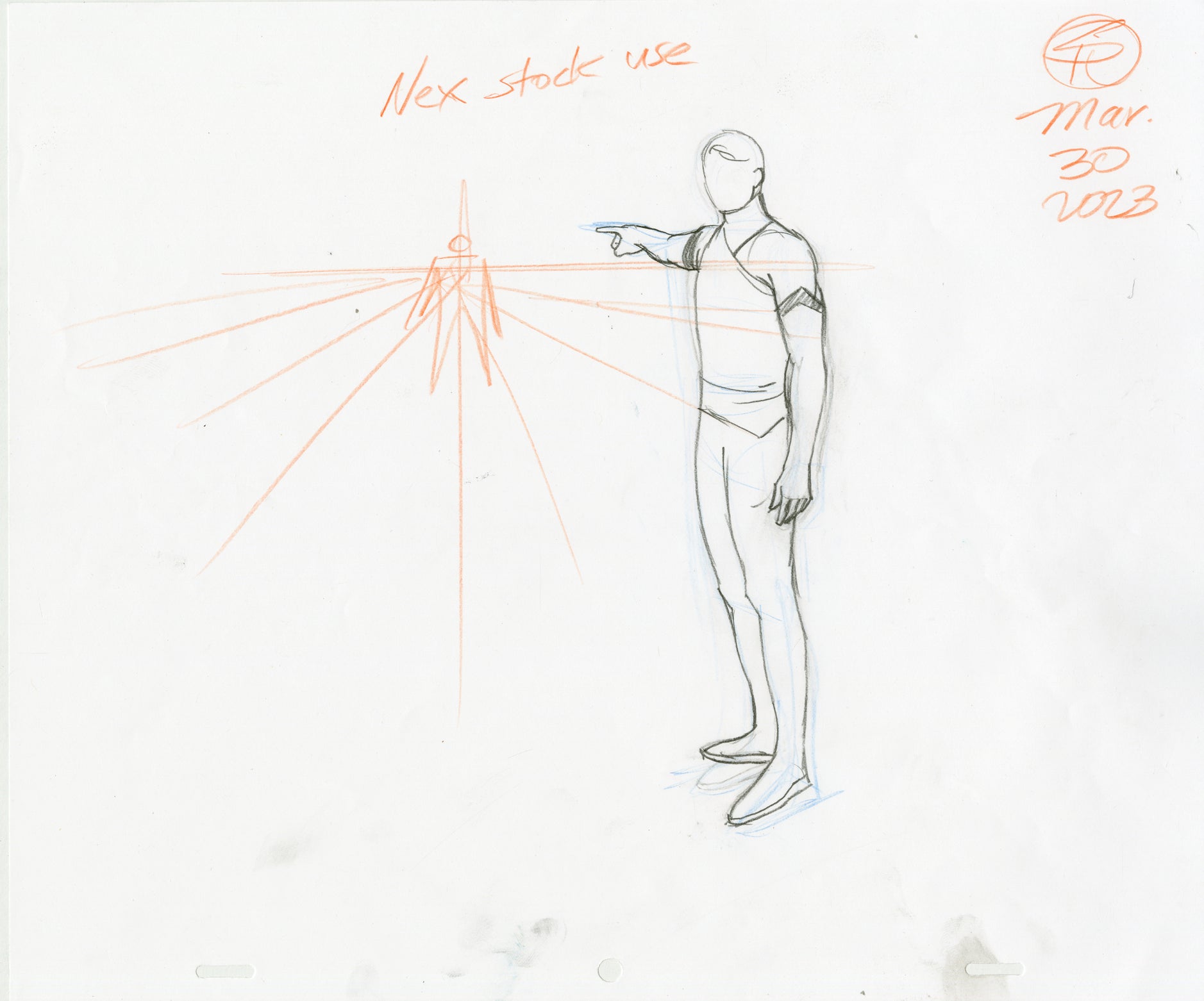 Horatio Pointing with Right Hand Set of 3 - Steve Rude Art