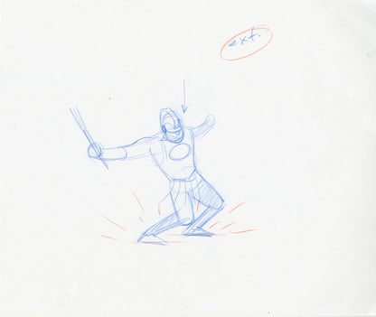 Judah Fighting Movements (Set of 26) Animation - Steve Rude Art