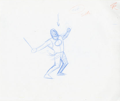 Judah Fighting Movements (Set of 26) Animation - Steve Rude Art