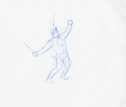 Judah Fighting Movements (Set of 26) Animation - Steve Rude Art
