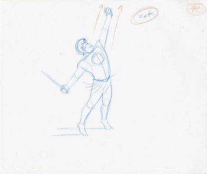 Judah Fighting Movements (Set of 26) Animation - Steve Rude Art