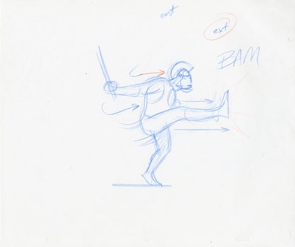 Judah Fighting Movements (Set of 26) Animation - Steve Rude Art