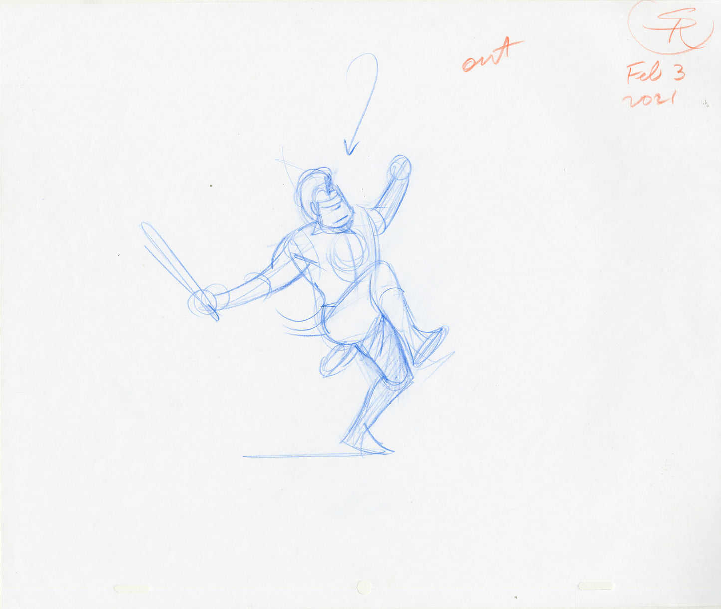 Judah Fighting Movements (Set of 26) Animation - Steve Rude Art