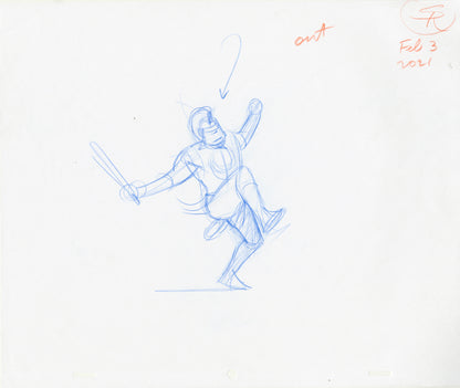 Judah Fighting Movements (Set of 26) Animation - Steve Rude Art
