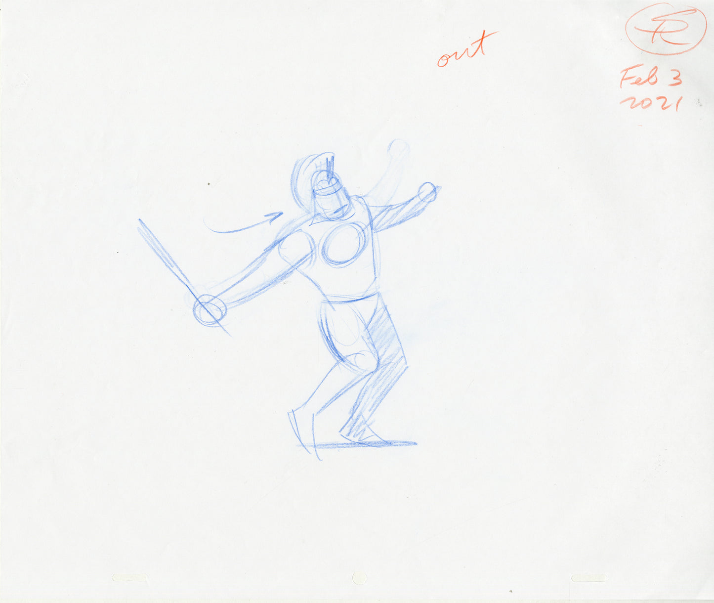 Judah Fighting Movements (Set of 26) Animation - Steve Rude Art