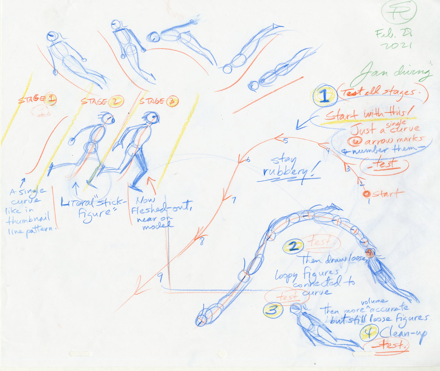 Judah Fighting Movements (Set of 26) Animation - Steve Rude Art