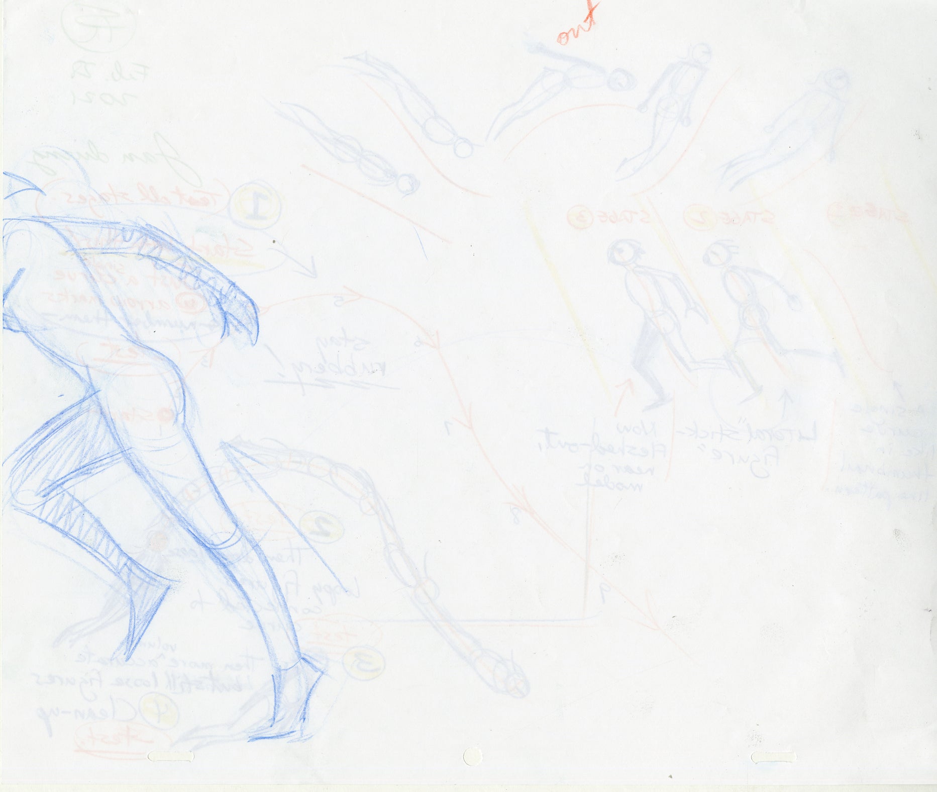 Judah Fighting Movements (Set of 26) Animation - Steve Rude Art