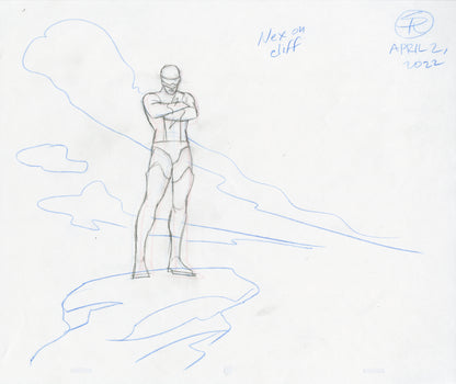 Nexus on Cliff Double-sided Animation