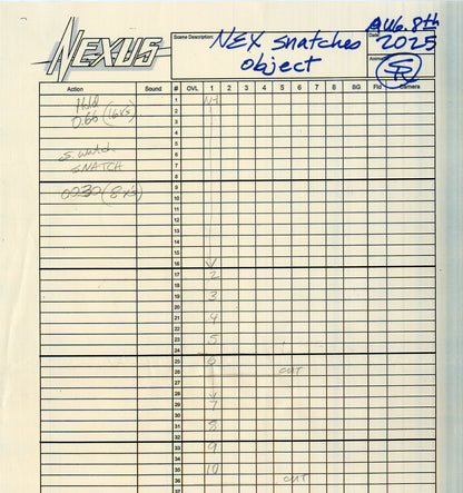 Nexus Snatches Object (Set of 9) Animation