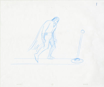 Space Ghost Pulling a Lever (Set of 7) Animation - Steve Rude Art