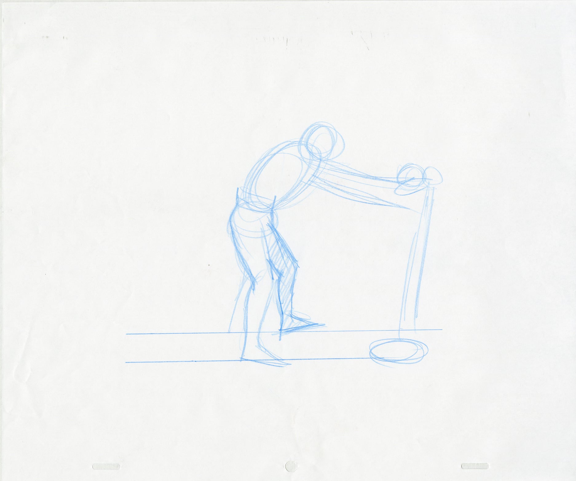 Space Ghost Pulling a Lever (Set of 7) Animation - Steve Rude Art