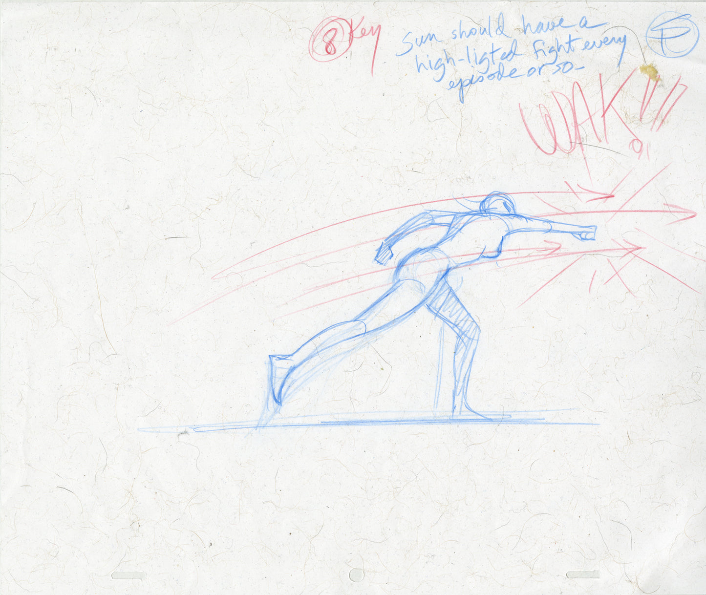 Sundra Fighting Animation - Steve Rude Art