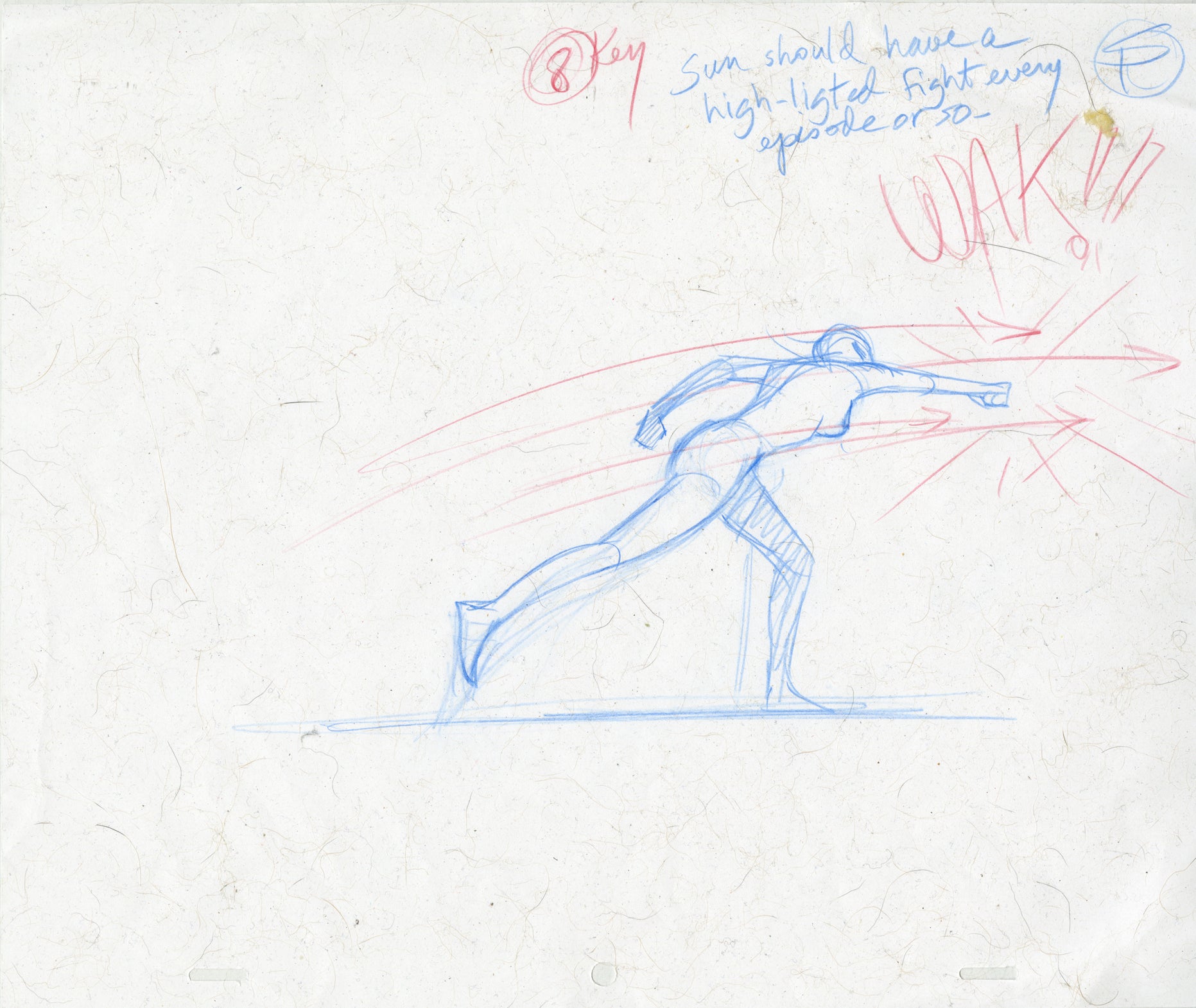 Sundra Fighting Animation - Steve Rude Art