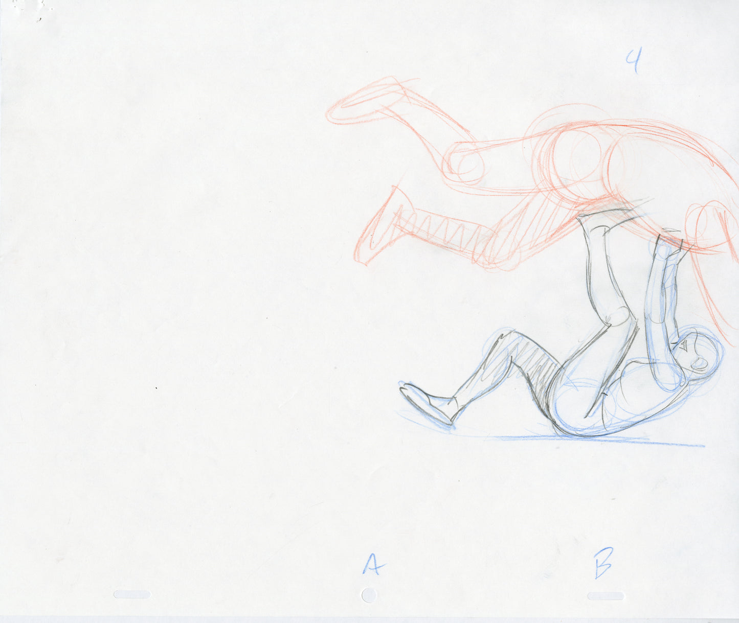 Sundra "Stomach Throw"  Bad Guy (Set of 9) Animation - Steve Rude Art