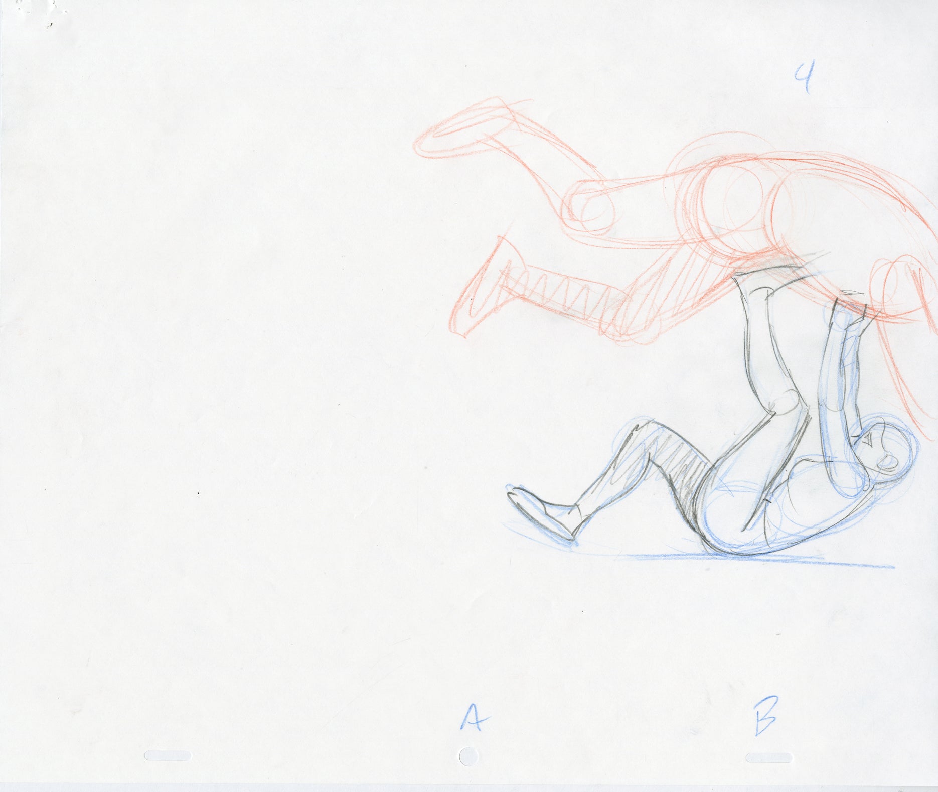 Sundra "Stomach Throw"  Bad Guy (Set of 9) Animation - Steve Rude Art