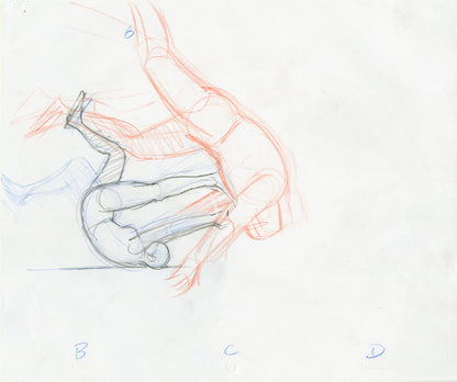 Sundra "Stomach Throw"  Bad Guy (Set of 9) Animation - Steve Rude Art