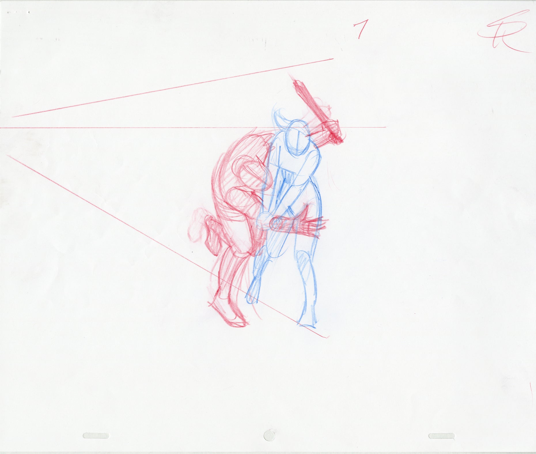 Sundra Throwing an Enemy (Set of 5) Animation - Steve Rude Art