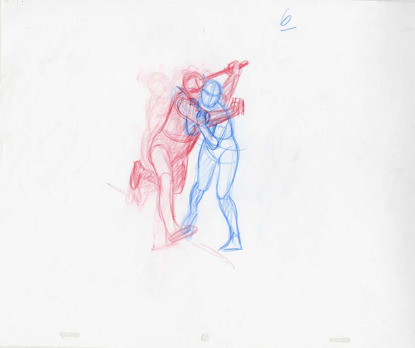 Sundra Throwing an Enemy (Set of 5) Animation - Steve Rude Art