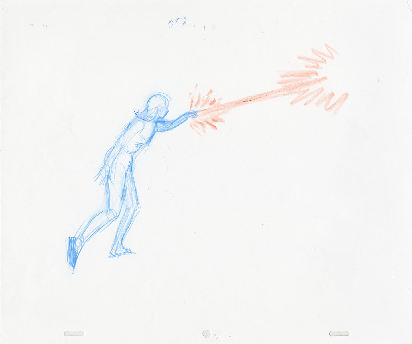 Sundra Fires Weapon (Set of 4) Animation - Steve Rude Art