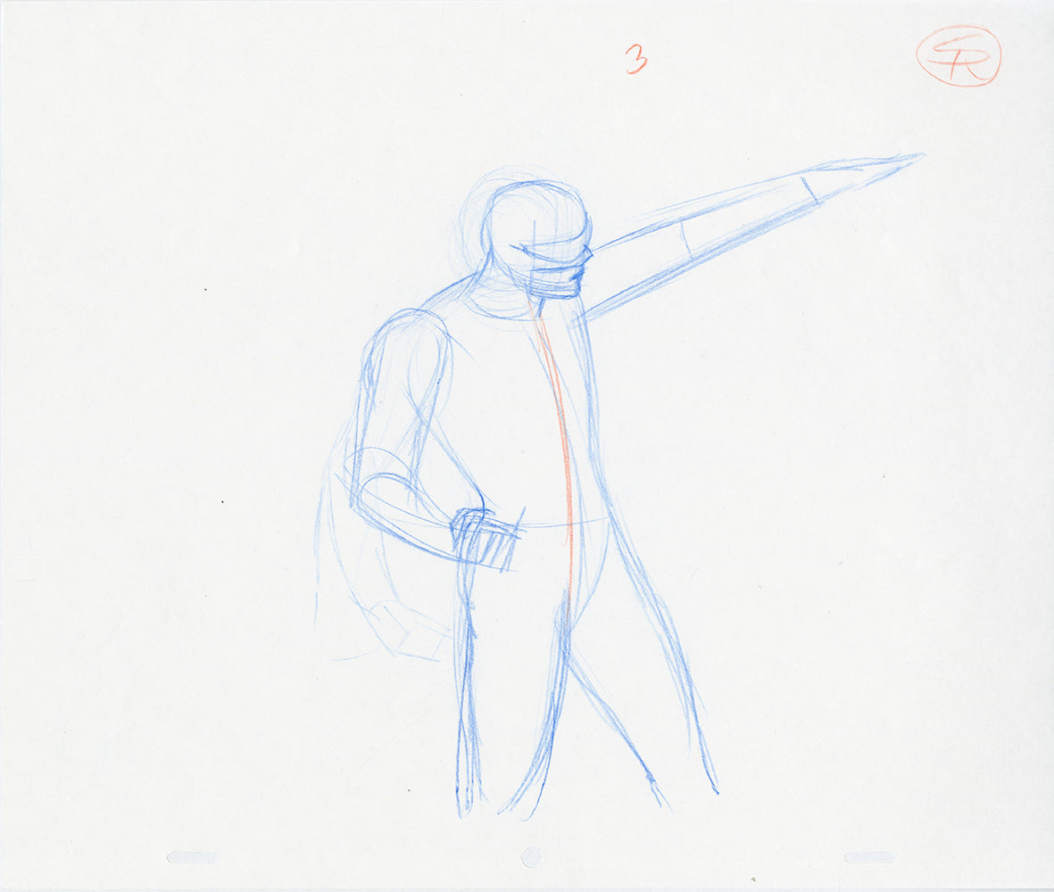 Nexus Extended Arm Animation (Set of 4) - Steve Rude Art