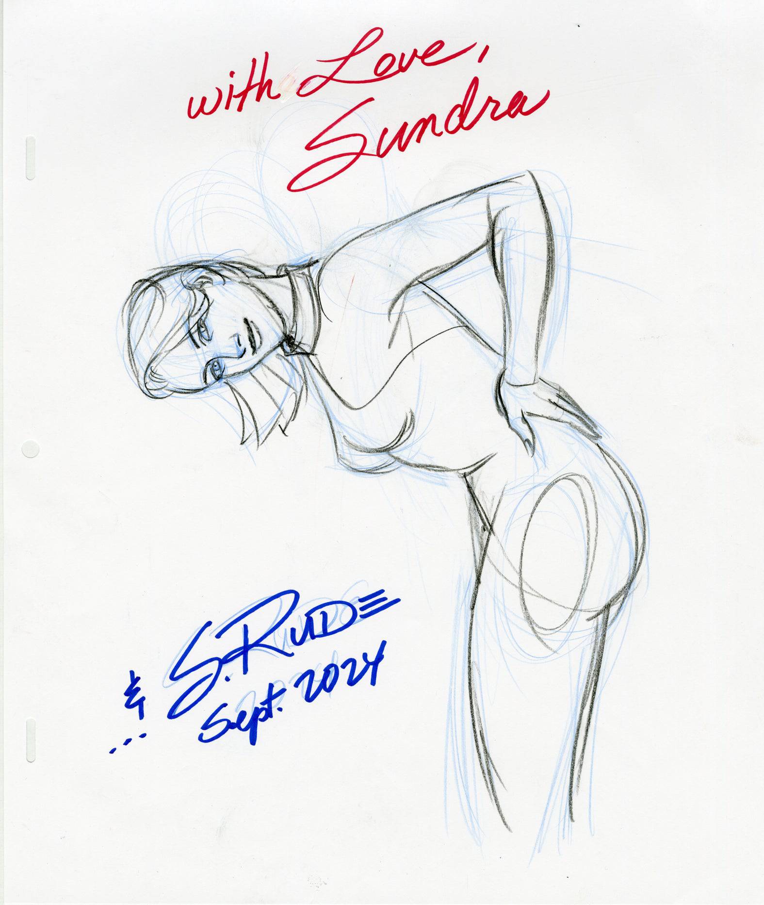 With Love Sundra Live Stream Drawing Steve Rude Art