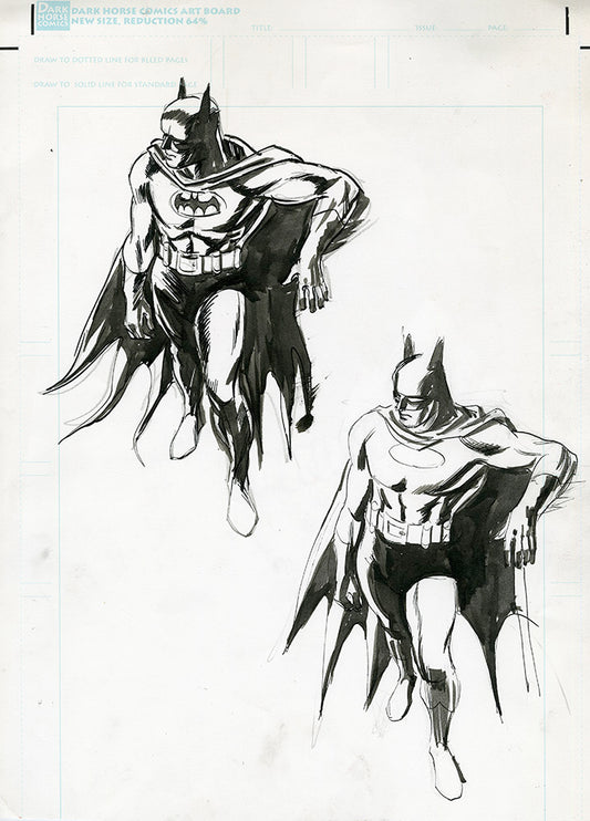 Batman Pen and Ink Artwork
