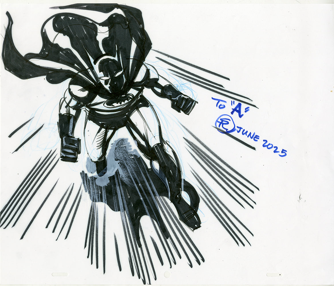Batman Running Marker Sketch