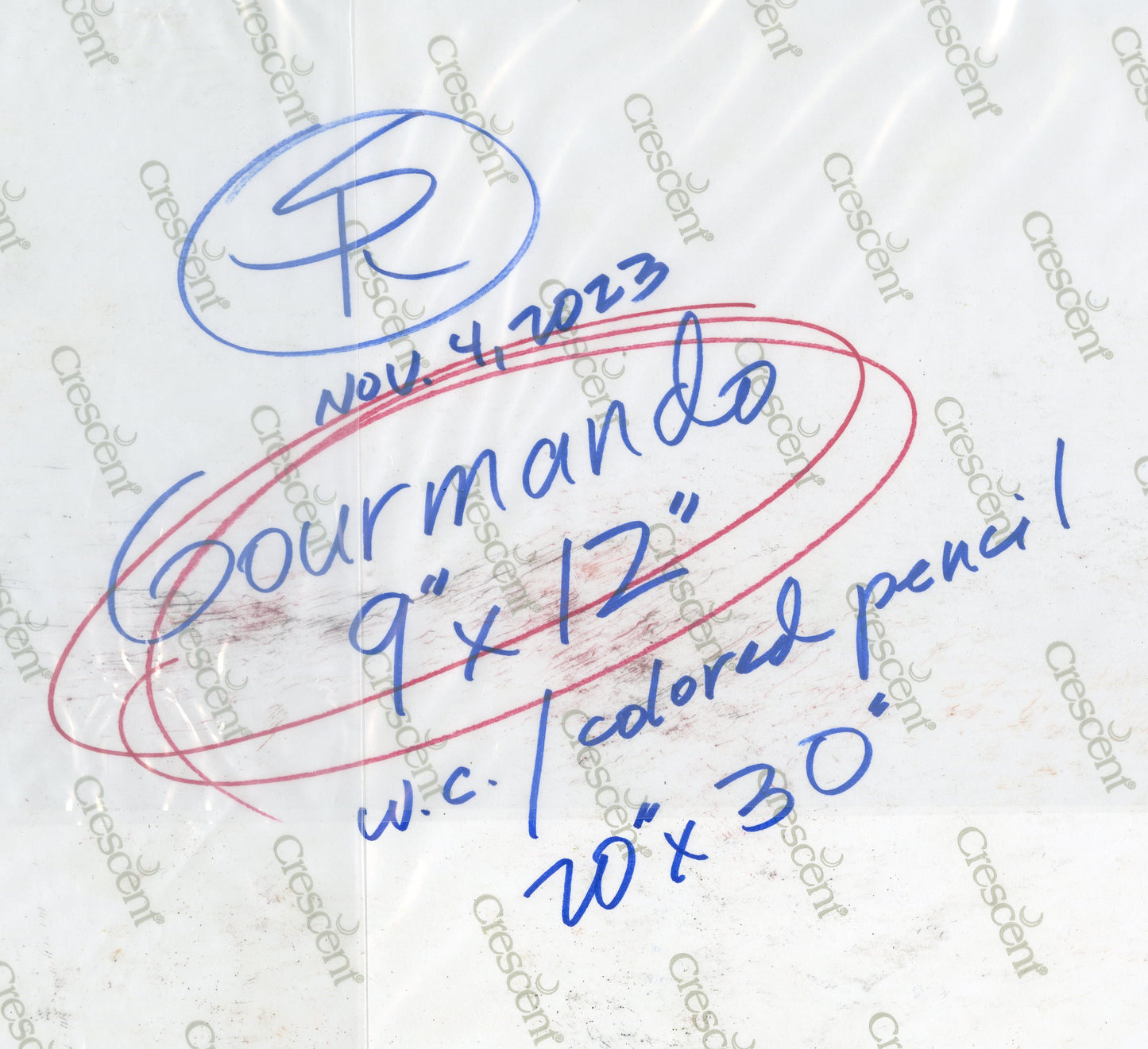 The Coming of Gourmando Cover for 9x12 Trade Paperback - Steve Rude Art