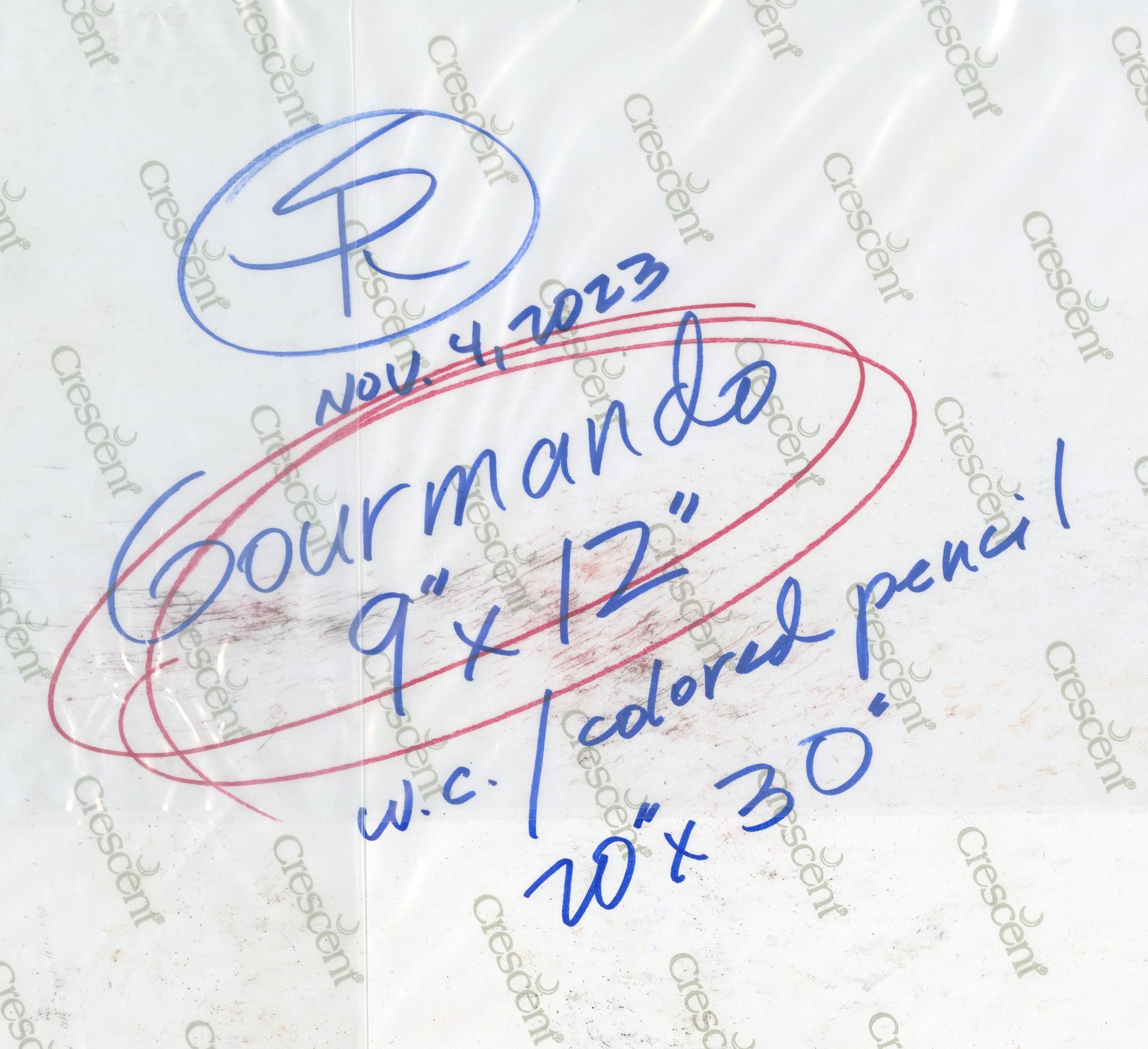 The Coming of Gourmando Cover for 9x12 Trade Paperback - Steve Rude Art