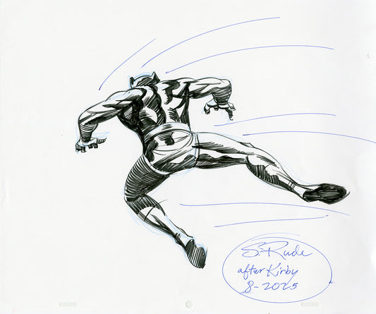 Black Panther Marker Sketch