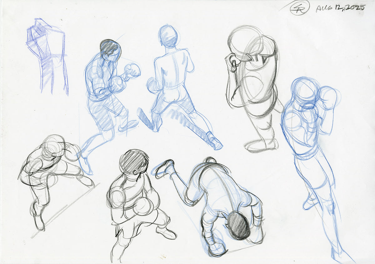 Boxing Figures Study