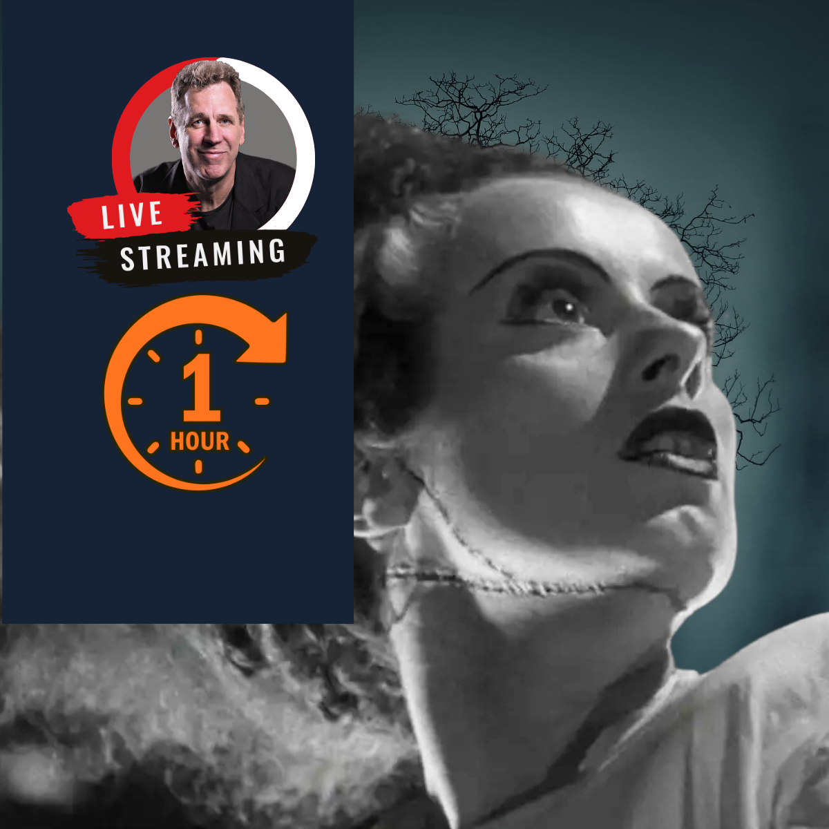 Bride of Frankenstein Universal Monsters Art from October Livestream