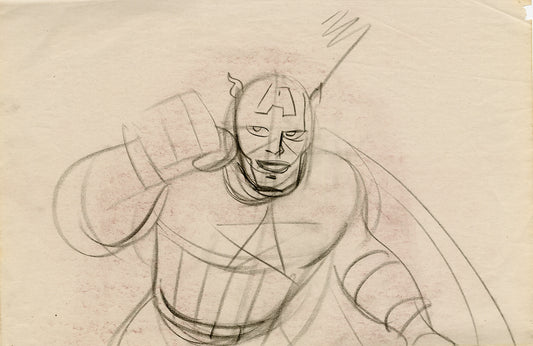 Captain America Pencil Sketch